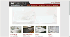 Desktop Screenshot of fgtubandtile.com